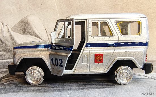 УАЗ Hunter. ДПС. Полиция России. Модель автомобиля. Технопарк. Техно парк