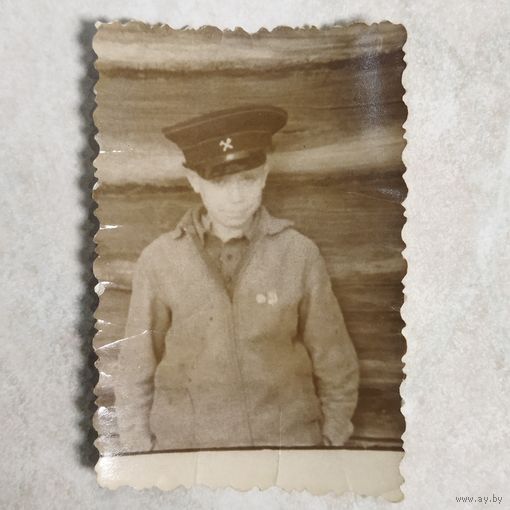Фотография. История СССР в лицах. Пацан из железнодорожного училища. 1940-50е года.