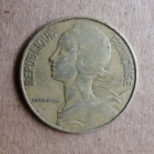 Франция 20 сантим 1964 г., КМ# 930