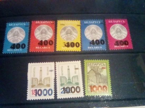 Беларусь 2001 стандарт почти все с чем то.