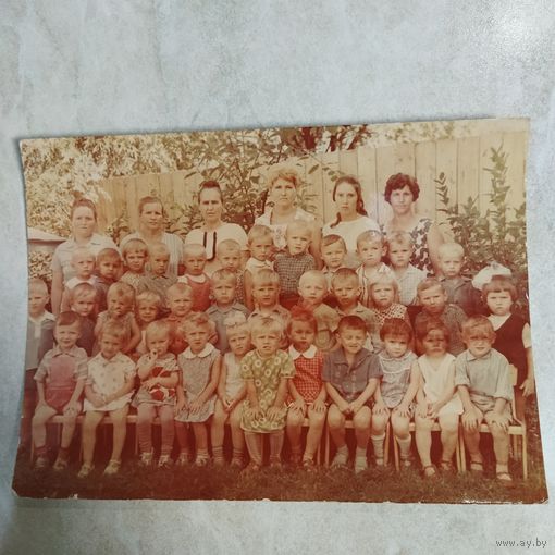 Фотография. История СССР в лицах. Д/ясли #5.   г. Борисов. 1972 год. Дети СССР.