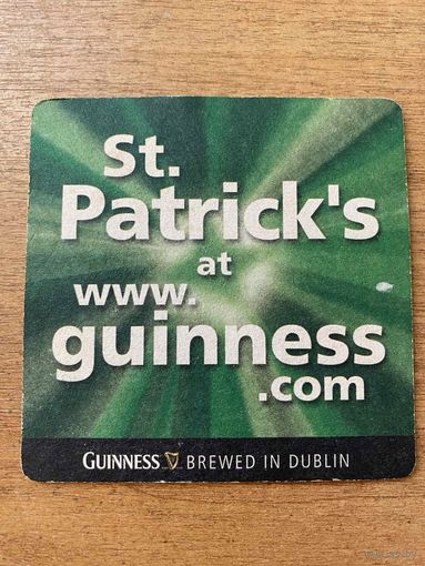 Подставка под пиво Guinness No 6-2