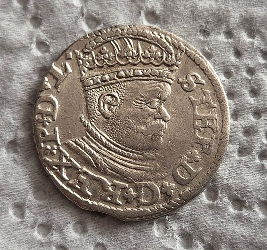 3 гроша 1586 Баторий