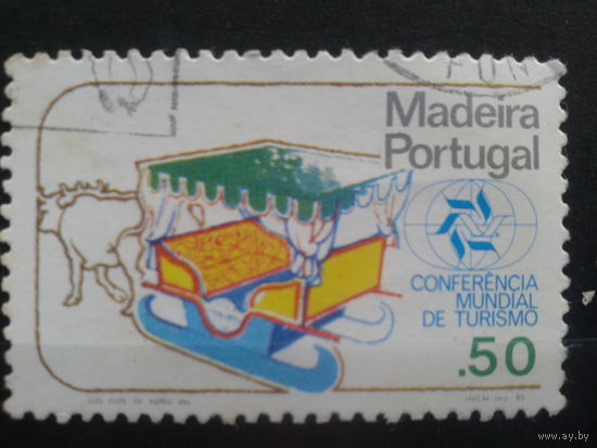 Мадейра, Португалия, 1980. Бычьи сани