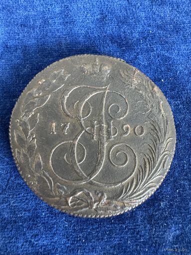 5 копеек 1790 год КМ