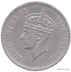 Федерированные Малайские Государства (Британская Малайя). 20 центов 1948