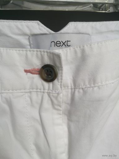 Белые брюки NEXT, р.44. Новые