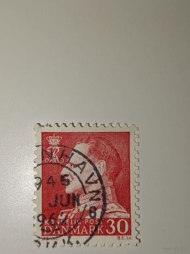 Дания Марка 1961 год Король Фредерик IX