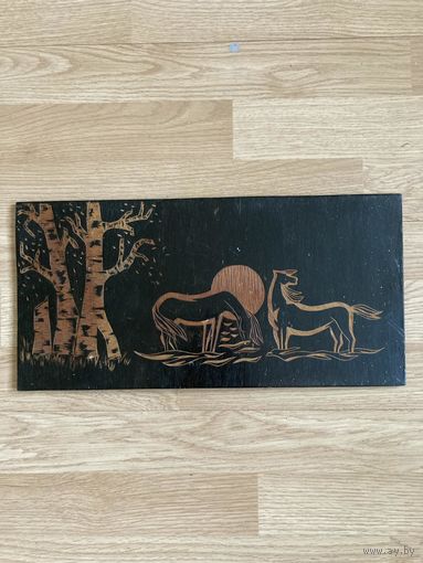 Панно, дерево, резьба. СССР, 70-е гг.
