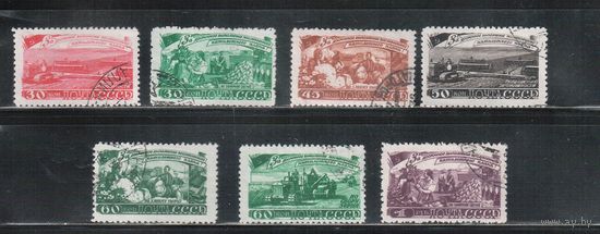СССР-1948, (Заг.1183-1189) гаш., Сельское хозяйство