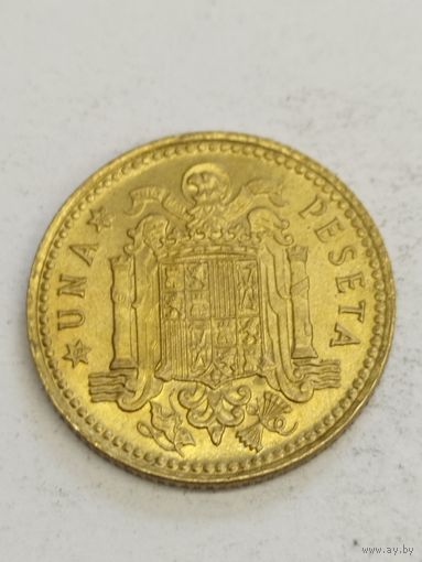 Испания 1 песета 1966(69)