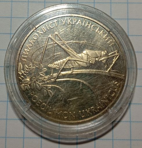 2 гривны 2006 год. Кузнечик