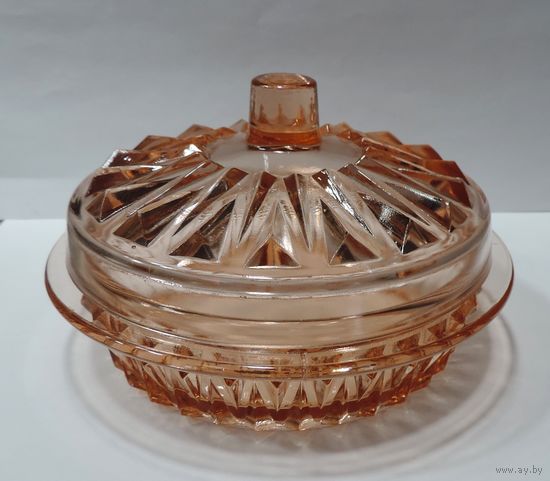 Сосуд для масла (маслёнка) 60-е годы СССР (Неман).