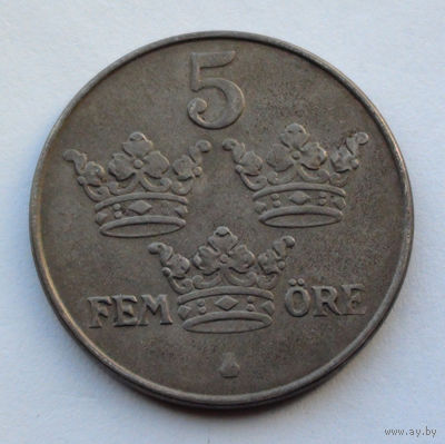 Швеция 5 эре. 1949