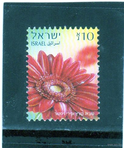 Израиль.Ми-2392. Красная Гербера. Серия: Герберы.2014.