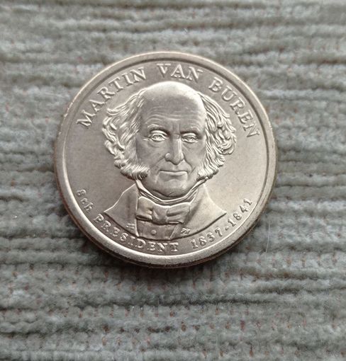 Werty71 США 1 доллар 2008 D 8-й Президент США Мартин Ван Бюрен 1837-1841