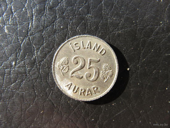 Исландия. 25 эйре. 1966. С 20 копеек. Распродажа коллекции. Смотрите другие лоты.
