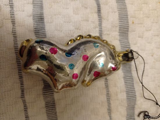 Елочная игрушка конек горбунок,есть дефект