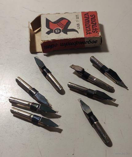 Перья шрифтовые