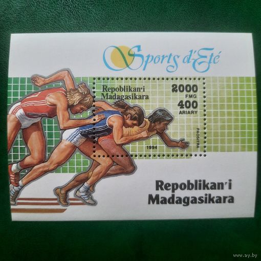 Мадагаскар 1994. Спортивные состязания. Блок