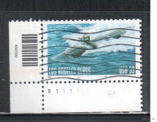 США-2000 (Мих.3261) , гаш. , Флот, Подводная лодка