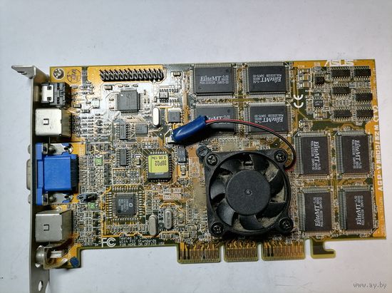 Видеокарта asus v3800