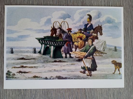Александров. Сцена у уличной кормушки для лошадей
