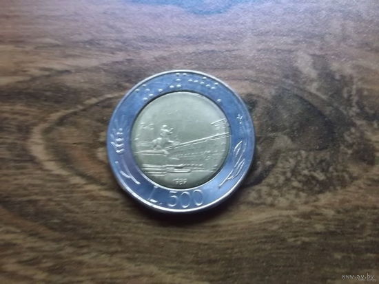 Италия 500 лир 1989