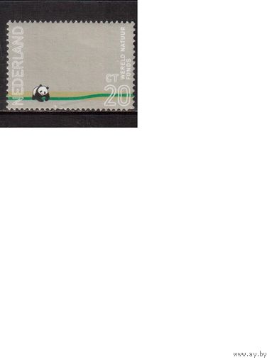 Нидерланды-1971,(Мих.966) ,  * (без клея),   Фауна, Панда