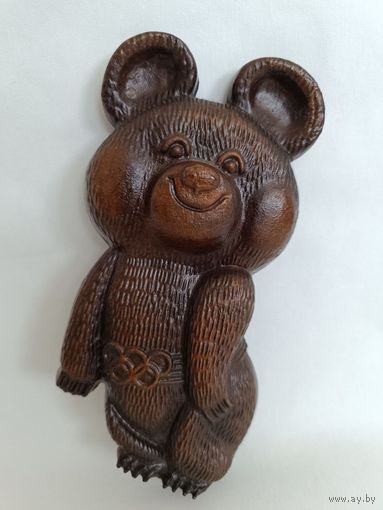 Олимпийский мишка СССР, панно настенное