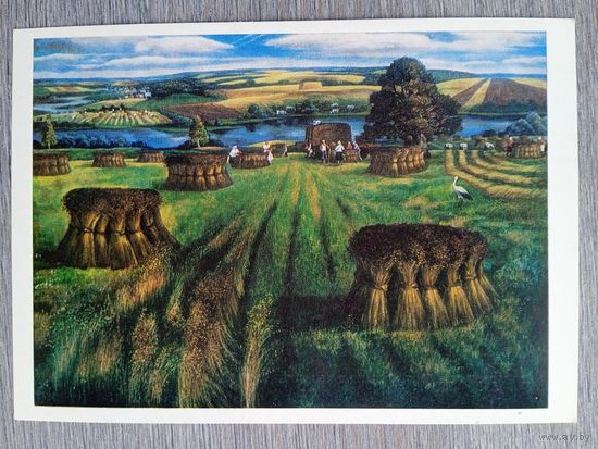 Беларусь. Исаёнок. Лён Беоруссии