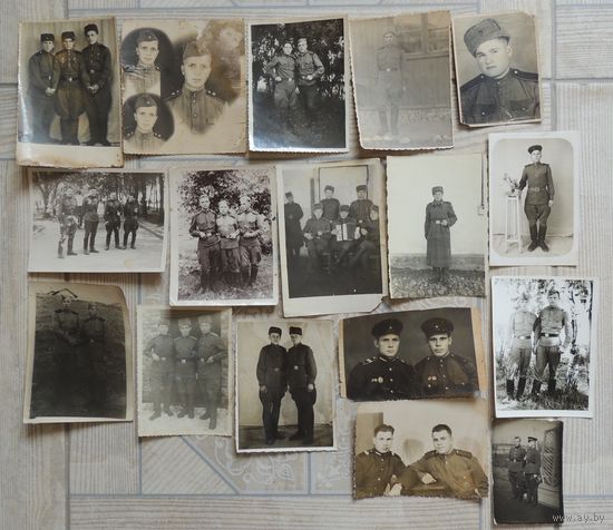 Фото "Солдаты СА", 1950-е гг. (17 шт.)