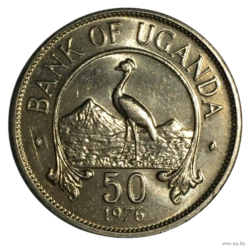 Уганда 50 центов, 1976 [UNC]