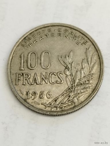 Франция 100 франков 1956