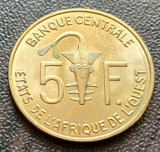 Западная Африка (ВСЕАО) 5 франков, 2011    ( 1-1-8 )