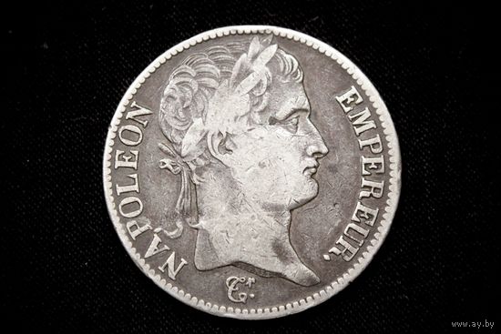 5 франков 1811 г. Руан (Франция), Наполеон Бонапарт. Кабинетная патина!