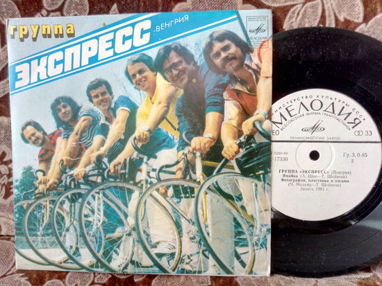 Виниловая пластинка. Миньон. 7"