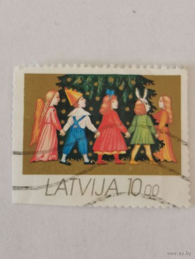 Марка из серии "С Рождеством!"