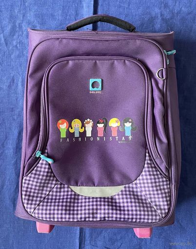 Чемодан детский на колёсиках фирменный DELSEY