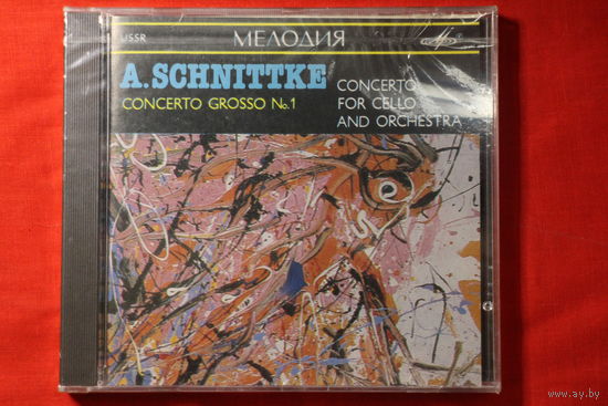 А. Шнитке / Alfred Schnittke - Concerto Grosso No. 1 / Concerto For Cello And Orchestra (1990, CD)