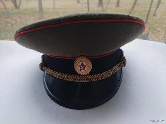 Фуражка офицерская ВС СССР. ГПШО "Коминтерн", 1982. размер 54