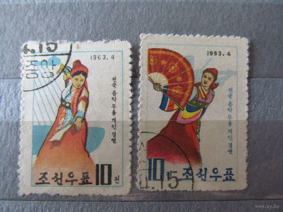 КНДР. 1963. Танцы