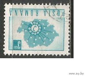 Румыния. Телефонизация страны. Стандарт. 1971г. Mi#2967.