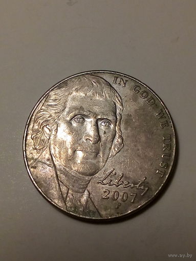 5 центов США 2007 P год