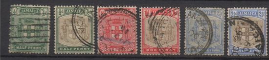 ВЕЛИКОБРИТАНИЯ.Ямайка \169м\Герб Ямайки 1903-10 стандарт