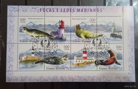 ФАУНА рыбы морская жизнь  БЛОК сто
