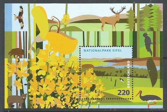 Германия. Национальный парк Эйфель. 2009г. Mi#Бл74.