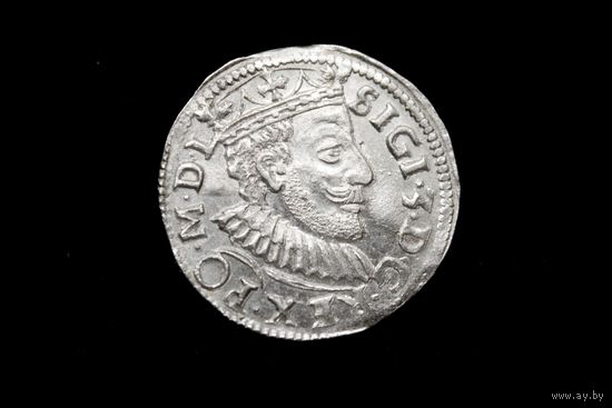 Трояк 1590 г. Познань (Речь Посполитая), Сигизмунд Ваза. Сохран!