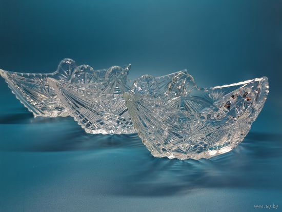 Ваза СССР. хрусталь.
