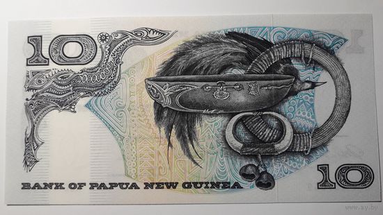 Папуа-Новая Гвинея, 10 кина. Серия NCG. UNC.